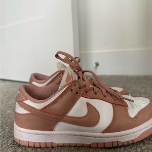 Nike Women's Athletic Shoes in White and Tan